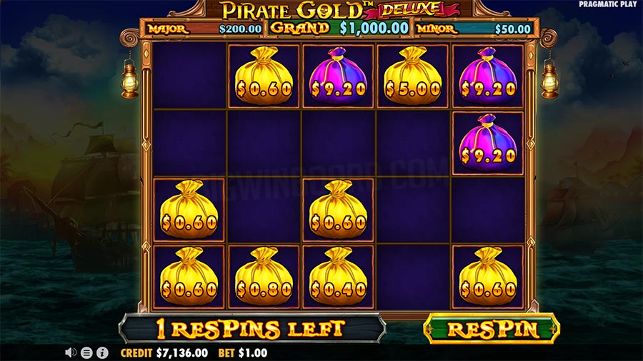 pirate gold deluxe slot