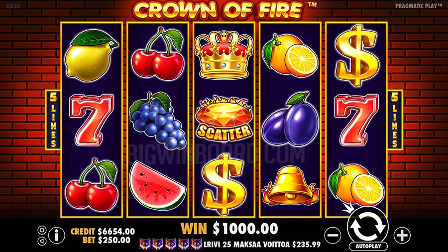 Crown of Fire slot