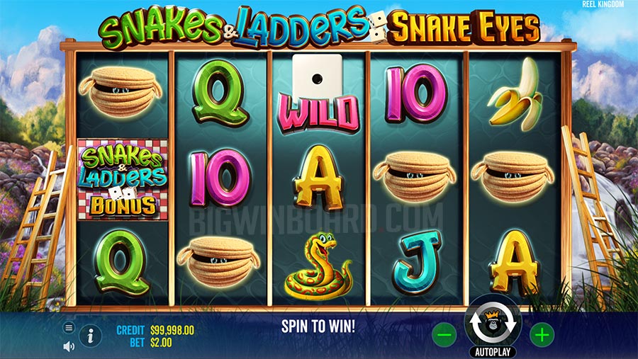 Snakes & Ladders Snake Eyes slot