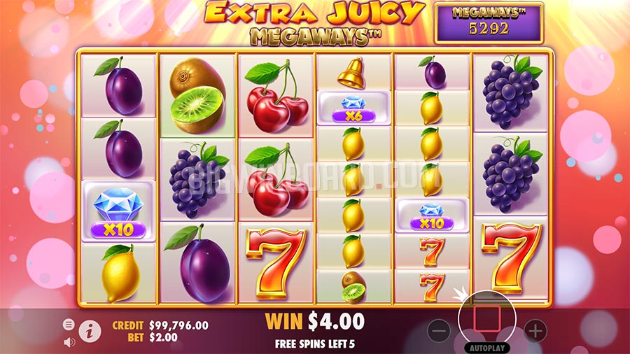 Extra Juicy Megaways slot