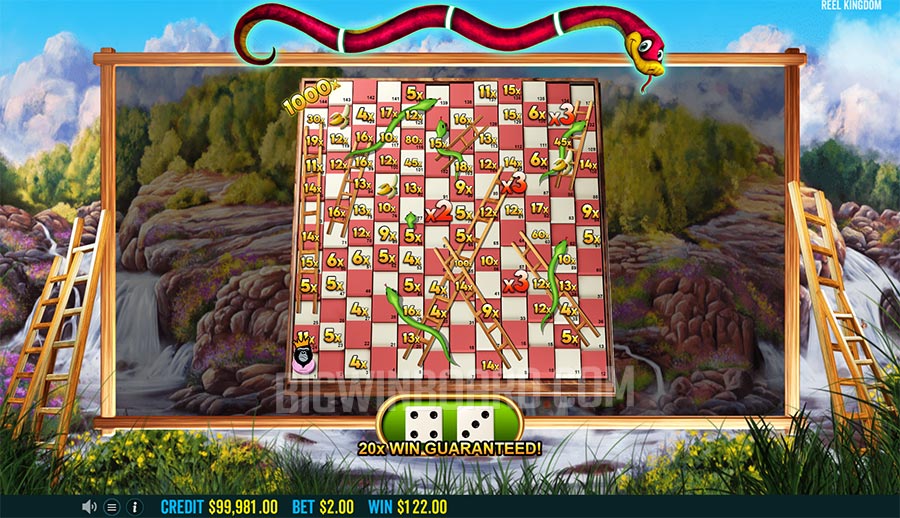 Snakes & Ladders Snake Eyes slot