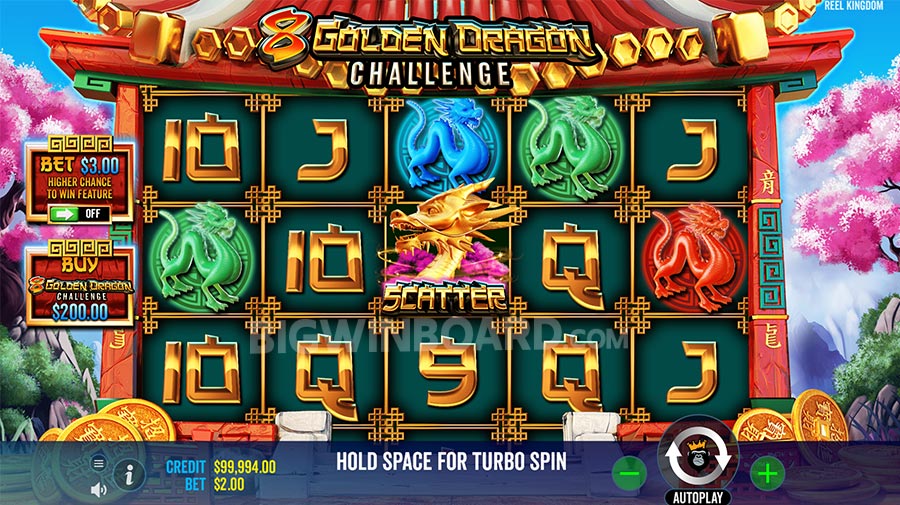 8 Golden Dragon Challenge slot