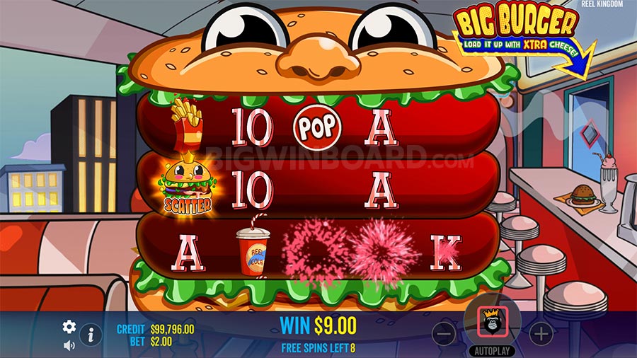 Big Burger Load it up with Xtra Cheese slot