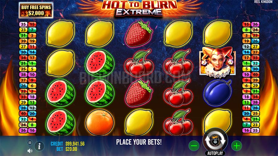 Hot to Burn Extreme slot