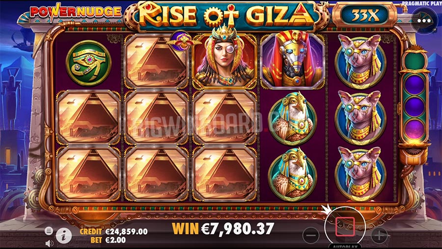 Rise of Giza PowerNudge slot