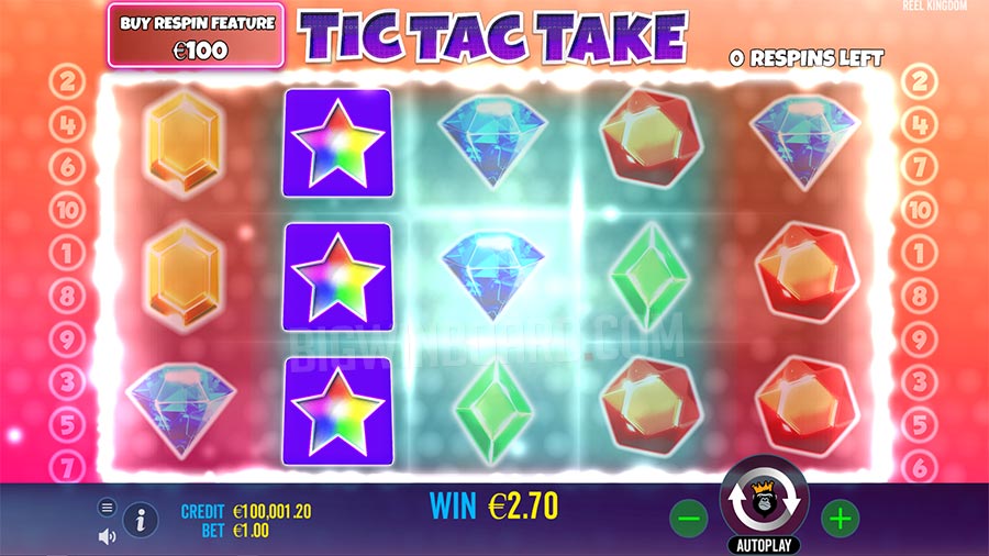 Tic Tac Take slot