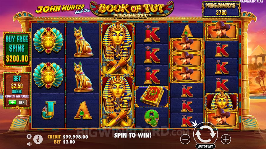 Book of Tut Megaways slot