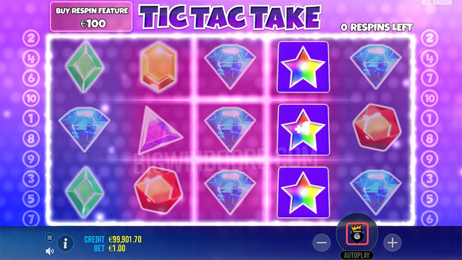 Tic Tac Take slot