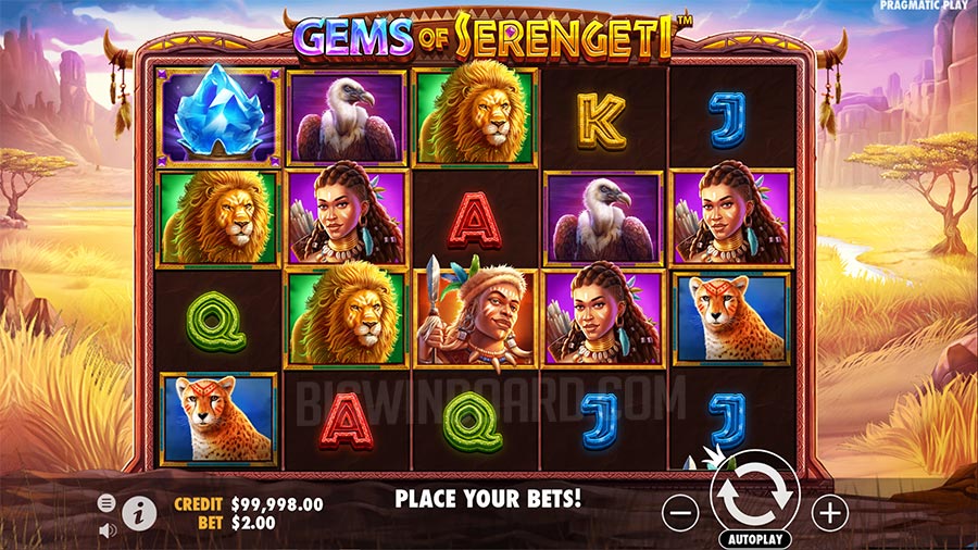 Gems of Serengeti slot