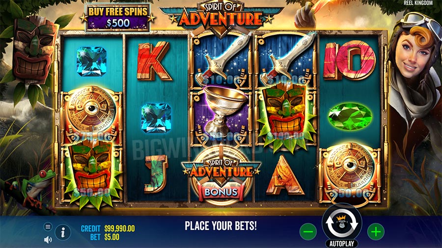 Spirit of Adventure slot