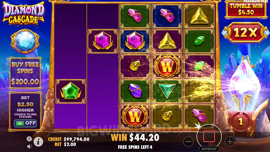 Diamond Cascade slot