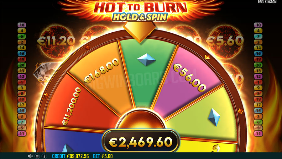 hot to burn slot