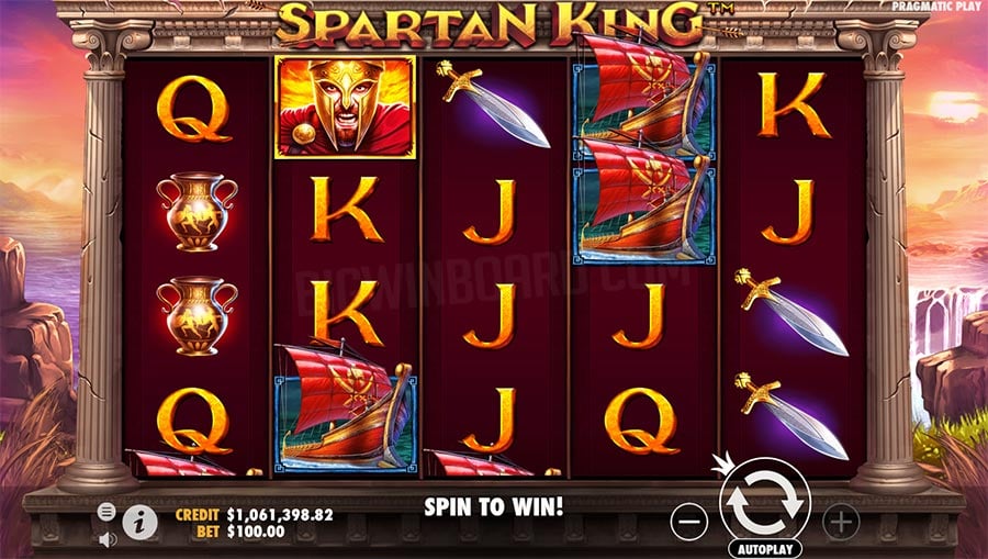 spartan king slot