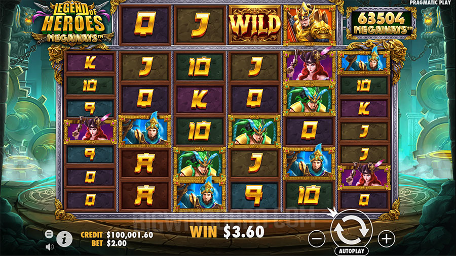 Legend of Heroes Megaways slot