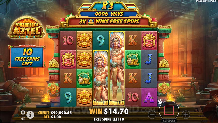 Fortunes of the Aztec slot